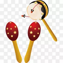 马拉卡乐器夹艺术.摇摆鼓材料-空若网 马拉卡乐器夹艺术.摇摆鼓材料-空若网