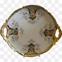 餐具盘陶瓷碟.手绘雏菊-空若网 餐具盘陶瓷碟.手绘雏菊-空若网