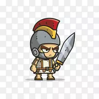 中世纪奇比乌萨骑士动画-罗马士兵-空若网 中世纪奇比乌萨骑士动画-罗马士兵-空若网