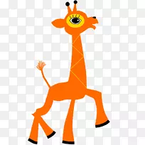 长颈鹿动物脊椎动物夹艺术.长颈鹿载体-空若网 长颈鹿动物脊椎动物夹艺术.长颈鹿载体-空若网