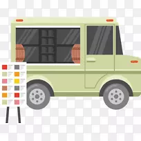 咖啡车躲避冲撞货车-咖啡吉普车-空若网 咖啡车躲避冲撞货车-咖啡吉普车-空若网