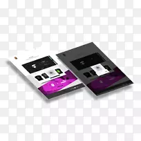 电子科技品牌创意卡-空若网 电子科技品牌创意卡-空若网