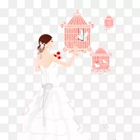 新娘鸟笼-快乐新娘和鸟笼材料图片-空若网 新娘鸟笼-快乐新娘和鸟笼材料图片-空若网