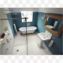 现代浴室喷漆地板灰球-空若网 现代浴室喷漆地板灰球-空若网