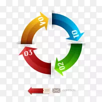 信息图表信息.平环箭头-空若网 信息图表信息.平环箭头-空若网