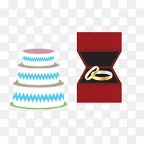 结婚蛋糕adobe插画结婚蛋糕戒指-空若网 结婚蛋糕adobe插画结婚蛋糕戒指-空若网