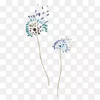 蒲公英花瓣彩色蒲公英-空若网 蒲公英花瓣彩色蒲公英-空若网