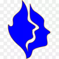 电蓝钴蓝树叶剪贴画火焰标志设计-空若网 电蓝钴蓝树叶剪贴画火焰标志设计-空若网