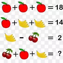 水果数学拼图2018年不同的数学谜题.天才的谜题.数学数字-空若网 水果数学拼图2018年不同的数学谜题.天才的谜题.数学数字-空若网