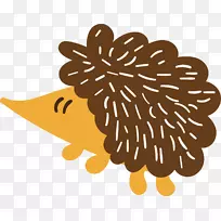 刺猬动画剪辑艺术.棕色刺猬-空若网 刺猬动画剪辑艺术.棕色刺猬-空若网