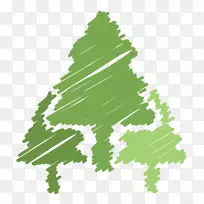 圣诞节装饰电脑图标圣诞节装饰手绘树-空若网 圣诞节装饰电脑图标圣诞节装饰手绘树-空若网