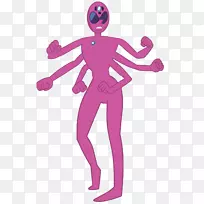 珍珠石榴石宇宙金属包覆晶体石英紫色宝石-空若网 珍珠石榴石宇宙金属包覆晶体石英紫色宝石-空若网