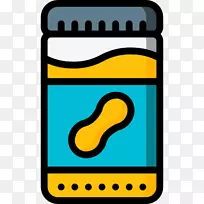 花生酱饼干花生酱和果冻三明治电脑图标.花生-空若网 花生酱饼干花生酱和果冻三明治电脑图标.花生-空若网