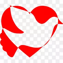 心鸽为象征,爱剪贴画-心-空若网 心鸽为象征,爱剪贴画-心-空若网