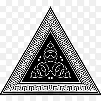 三角形装饰-空若网 三角形装饰-空若网