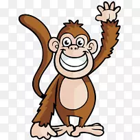 儿童用猴丛林动物传播可爱的野生动物-猴子-空若网 儿童用猴丛林动物传播可爱的野生动物-猴子-空若网