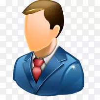 计算机图标商人化身-业务-空若网 计算机图标商人化身-业务-空若网