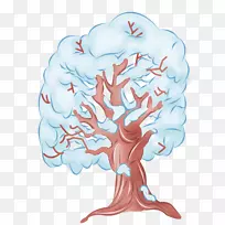 树雪冬季剪贴画-树-空若网 树雪冬季剪贴画-树-空若网