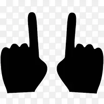 电脑图标手指手-空若网 电脑图标手指手-空若网