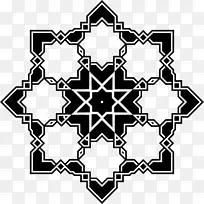 对称几何单色图案设计-空若网 对称几何单色图案设计-空若网