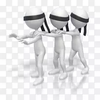 盲人带领盲人动画表现剪辑艺术-动画-空若网 盲人带领盲人动画表现剪辑艺术-动画-空若网