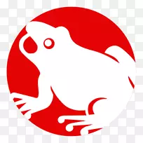 树蛙剪影剪贴画-主题-空若网 树蛙剪影剪贴画-主题-空若网