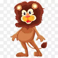 狮子动画剪辑艺术-卡通狮子-空若网 狮子动画剪辑艺术-卡通狮子-空若网
