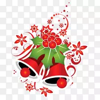 圣诞装饰品铃铛夹艺术-红色圣诞节-空若网 圣诞装饰品铃铛夹艺术-红色圣诞节-空若网