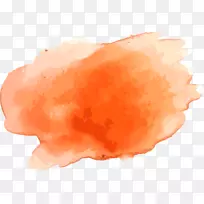 水彩画涂鸦-水彩橙色涂鸦背景-空若网 水彩画涂鸦-水彩橙色涂鸦背景-空若网