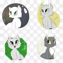 猫须食肉-猫插画-空若网 猫须食肉-猫插画-空若网