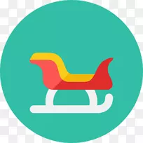圣诞老人雪橇电脑图标剪辑艺术雪橇-空若网 圣诞老人雪橇电脑图标剪辑艺术雪橇-空若网