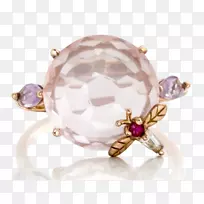 珠宝宝石服装配件紫水晶胸针-采蜜蜂-空若网 珠宝宝石服装配件紫水晶胸针-采蜜蜂-空若网