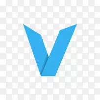 LOGO蓝色品牌TEAL-折纸字母-空若网 LOGO蓝色品牌TEAL-折纸字母-空若网