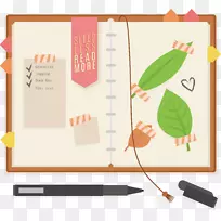 笔记本电脑书签图标-打开的书籍设计-空若网 笔记本电脑书签图标-打开的书籍设计-空若网