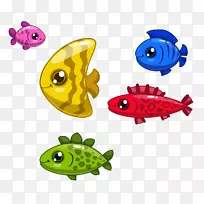 鱼动画-卡通鱼-空若网 鱼动画-卡通鱼-空若网