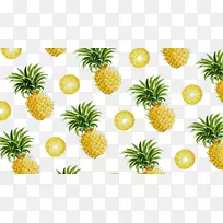 菠萝蛋糕菠萝面包水果手绘背景菠萝-空若网 菠萝蛋糕菠萝面包水果手绘背景菠萝-空若网
