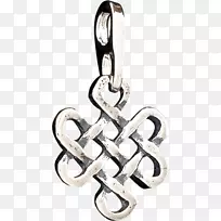 魅力和吊坠银象征身体珠宝.礼品结-空若网 魅力和吊坠银象征身体珠宝.礼品结-空若网