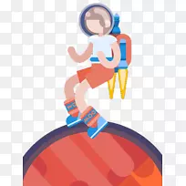 宇航员卡通-卡通宇航员-空若网 宇航员卡通-卡通宇航员-空若网