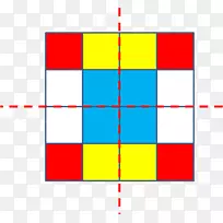 幻方反射对称数学几何-虚线-空若网 幻方反射对称数学几何-虚线-空若网