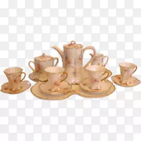 餐具碟咖啡杯陶瓷茶壶手绘茶杯-空若网 餐具碟咖啡杯陶瓷茶壶手绘茶杯-空若网