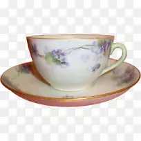 餐具碟咖啡杯陶瓷手绘茶杯-空若网 餐具碟咖啡杯陶瓷手绘茶杯-空若网