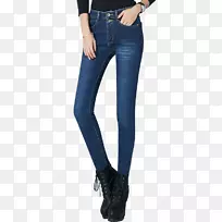 牛仔裤牛仔布钴蓝腰裤-淘宝材料-空若网 牛仔裤牛仔布钴蓝腰裤-淘宝材料-空若网