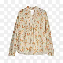 衬衫颈领套筒纽扣雪纺-空若网 衬衫颈领套筒纽扣雪纺-空若网