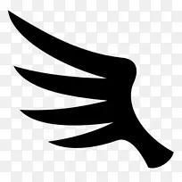 电脑图标翅膀剪贴画飞鸟-空若网 电脑图标翅膀剪贴画飞鸟-空若网