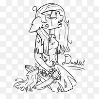 智人线艺术手指卡通-帮助倒下的奶奶-空若网 智人线艺术手指卡通-帮助倒下的奶奶-空若网