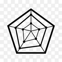 五角旋转对称图剪贴画.散射-空若网 五角旋转对称图剪贴画.散射-空若网