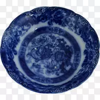 板蓝白陶盘餐具.青花瓷碗-空若网 板蓝白陶盘餐具.青花瓷碗-空若网