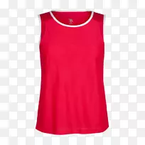 无袖T恤衫上衣-深红色-空若网 无袖T恤衫上衣-深红色-空若网