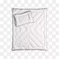 白色羽绒被枕头长方形羊驼特写-空若网 白色羽绒被枕头长方形羊驼特写-空若网