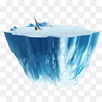 冰山图标-蓝色气氛冰山装饰图案-空若网 冰山图标-蓝色气氛冰山装饰图案-空若网